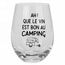 Verre à vin sans pied - au camping