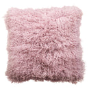 Coussin en peau de mouton tibétain (plusieurs couleurs )