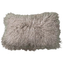 Coussin en peau de mouton tibétain (plusieurs couleurs )