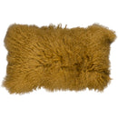 Coussin en peau de mouton tibétain (plusieurs couleurs )