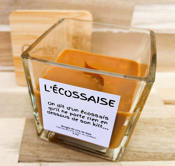 Bougie d'ambiance ''L'Écossaise''