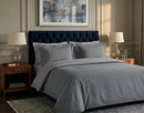 Housse de couette Iris Gris bleu