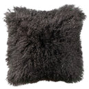 Coussin en peau de mouton tibétain (plusieurs couleurs )