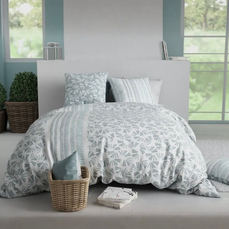 Housse de couette Rosalie  ( finition bouton  )