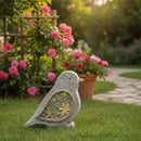 Figurine de jardin extérieure à énergie solaire (oiseau)