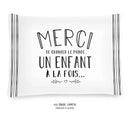 Coussin Merci de changer le monde un enfant à la fois...“