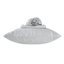 Draps en sergé de bambou- gris pâle king
