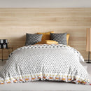 Housse de couette Loya( finition bouton  )