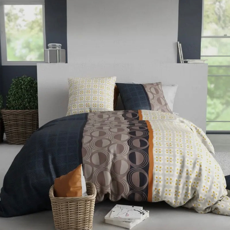 Housse de couette Curtis  ( finition bouton  )