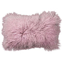 Coussin en peau de mouton tibétain (plusieurs couleurs )