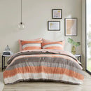 Douillette et drap Stripe corail (prévoir 2-3 semaines de livraison )