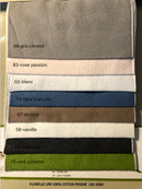 Drap sur mesure  39 x 80 x 12 ( + 3 '' ) charcoal flanelle, drap plat + large ( ajout de 2 taies king)