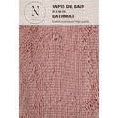 Tapis chenille rose