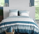Housse de couette Éva  ( finition bouton  ) Queen