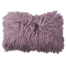 Coussin en peau de mouton tibétain (plusieurs couleurs )