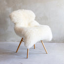 Peau de mouton Texel blanche (sur commande )