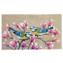 Paillasson en fibre de coco Oiseaux dans les fleurs de cerisier