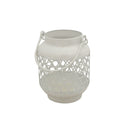 Lanterne en Métal Blanche