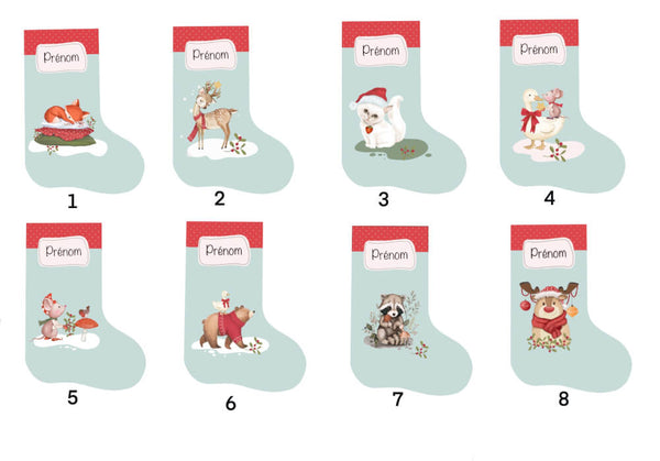 Bas de Noël personnalisé