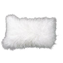 Coussin en peau de mouton tibétain (plusieurs couleurs )