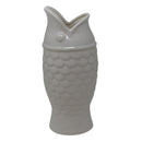 Vase poisson ceramqiue