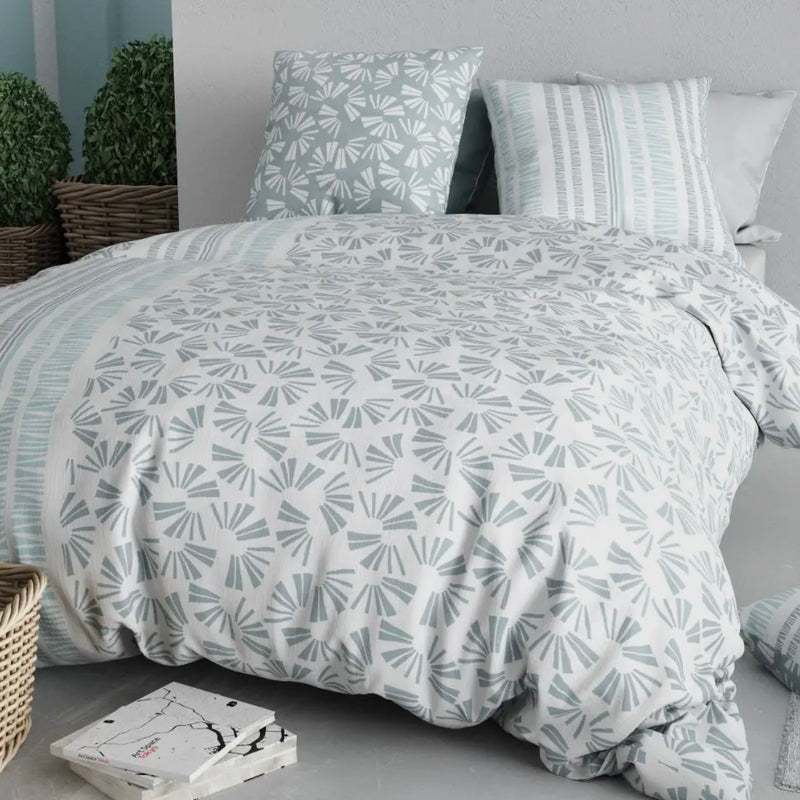 Housse de couette Rosalie  ( finition bouton  )