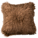 Coussin en peau de mouton tibétain (plusieurs couleurs )