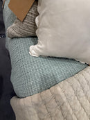 Courtepointe  verte en coton gaufré Spirit de Brunelli ( livraison printemps 2026)