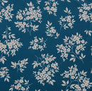 Nappe bleue fleurie brimbelle   ( livraison Avril 2026 ) Grandeur : ronde et carré dispo (Copie)