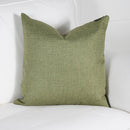 Coussin Billy vert olive  fait au Canada