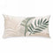 Coussin rect feuillage vert & beige (avril 2025)