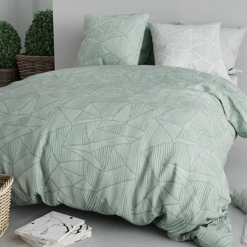 Housse de couette Éden  ( finition bouton  )