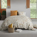 Housse de couette Dahlia  ( finition bouton  )