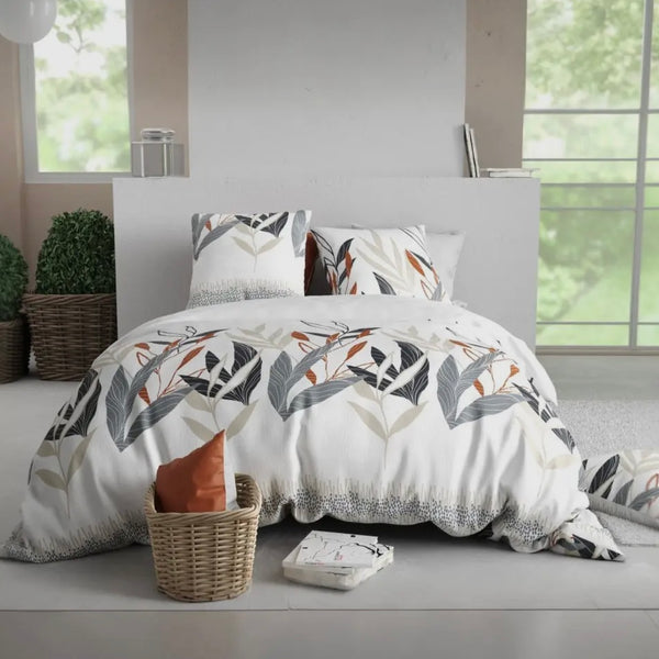 Housse de couette Lumina  ( finition bouton  )