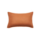Coussin  linen  ginger terracotta