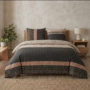 Housse de couette Lilas  ( finition bouton  )