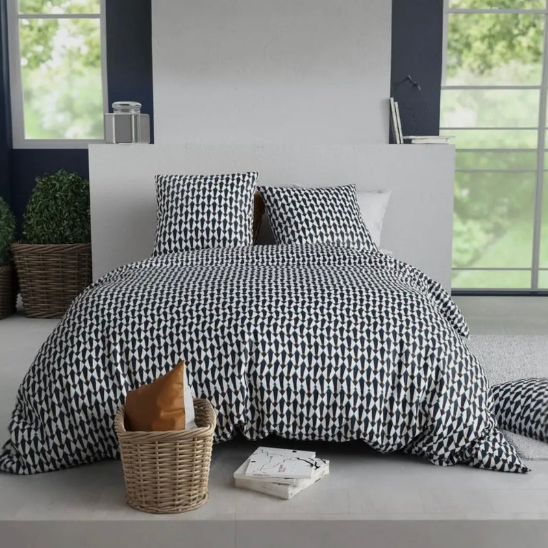 Housse de couette Épuré  ( finition bouton  )