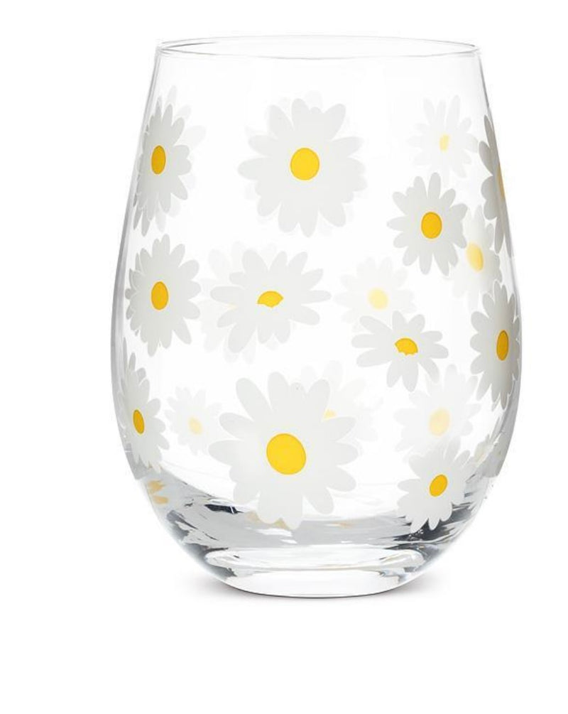 Verre  à vin  -marguerite ( livraison novembre )