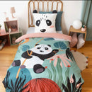 Housse de couette panda