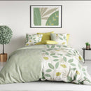 Housse de couette Areca ( finition bouton  )