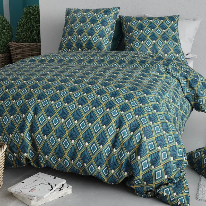 Housse de couette Célestia  ( finition bouton  )