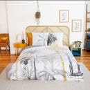 Housse de couette Solis  ( finition bouton  )