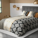 Housse de couette Horizon  ( finition bouton  )