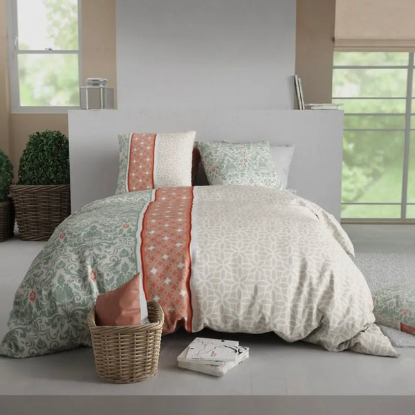 Housse de couette Sérénité  ( finition bouton  )