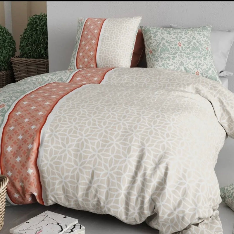 Housse de couette Sérénité  ( finition bouton  )