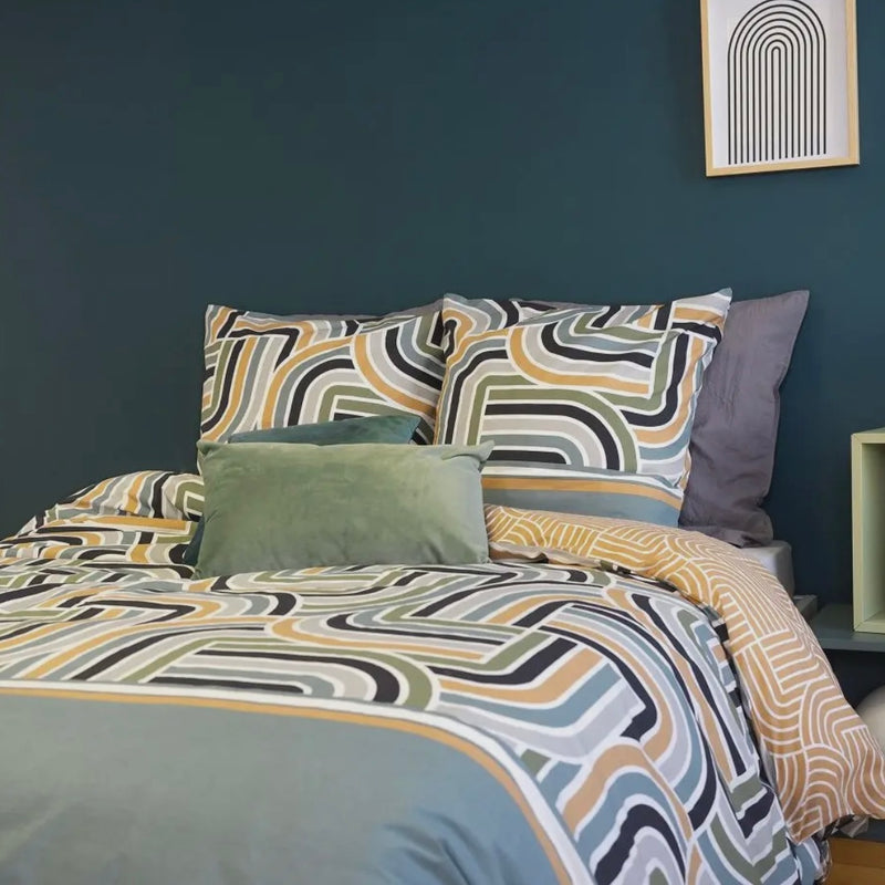 Housse de couette Loute  ( finition bouton  )