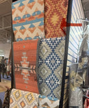 Tapis 2 x 5’ aztèque rouge