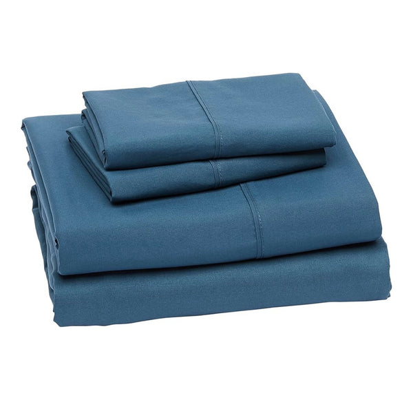Drap microfibre bleu sarcelle