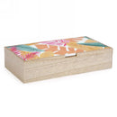 Boite de rangement - feuillage tropical