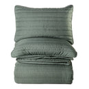 Courtepointe piquée verte Dumpling  de Brunelli ( livraison printemps 2026)